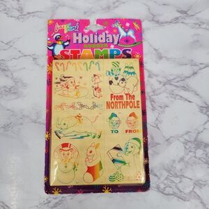 Lisa Frank Vintage Holiday Rubber Stamps